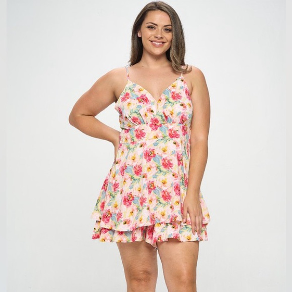 Floral Sleeveless Dress - Picture 1 of 1